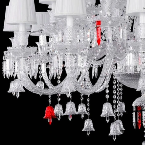 Подвесная большая люстра Crystal Lux Princess SP30 (220V, подвески, на цепи)