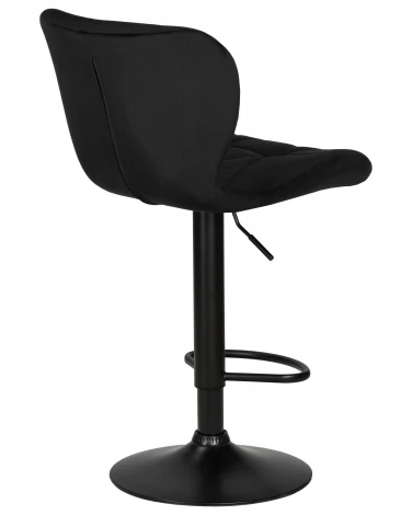 Набор 2 шт стул барный DOBRIN BARNY BLACK (черный велюр (MJ9-101))