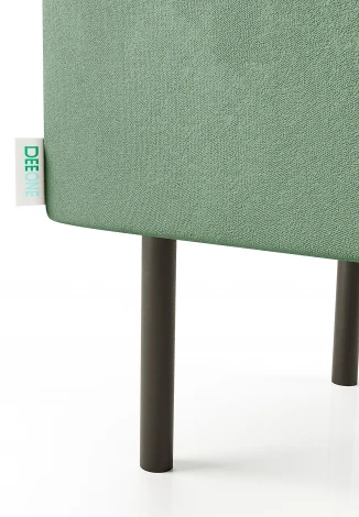 Маленькая радость Пуф прямоугольный на ножках, мятный D1 furniture арт.AAA41673002