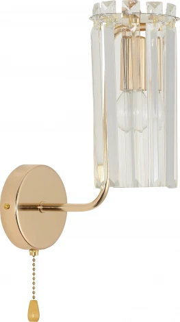 Бра светильник Rivoli Zoe 1064-401 настенный 1хЕ14 40 Вт хрусталь с выключателем