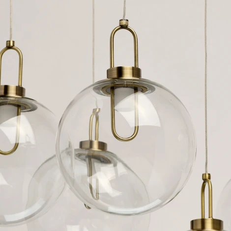 Подвесной светильник DeMarkt Крайс 657011307 (LED, 220V, на проводе, шарики, паук)