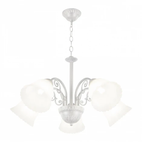 Подвесная люстра Arte Milano Amalfi-8544 338544/5 WT+SL (220V, на цепи)