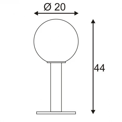 Наземный светильник Slv Gloo Pure 1002000