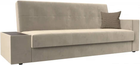 Диван-книжка Лига-020 стол слева (Бежевый,Корфу 03/Микровельвет) Лига Диванов арт.118517L