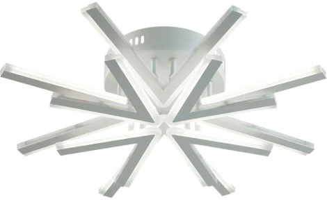 Потолочная люстра Lumion Alberta 8029/65CL белый/белый, металл/акрил с ПДУ LED 65W 3000-6000К 220V (круглые)