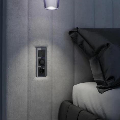 Рамка на 3 поста Elite (графит, стекло) Werkel W0032440 (a057880)