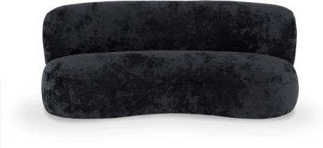 Диван Patti 1900 ОГОГО (арт.827942), (Ткань/Черный)