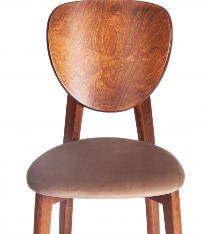 Обеденный стул Tetchair DIAMANTE (Бук/Коричневый)