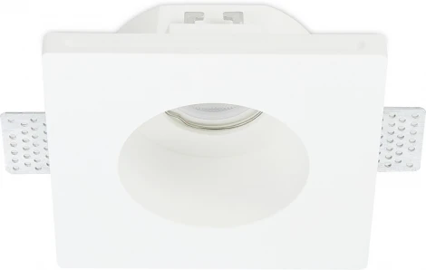 Встраиваемый светильник под гипсокартон гипсовый Donolux Elementare DL270R1W (220V)