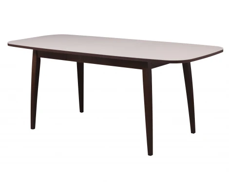 Стол Стекло, Орех темный/Бежевый матовый Ессентуки Турин 100241