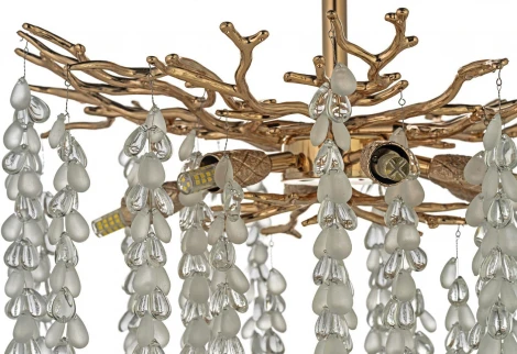 Потолочная люстра хрустальная на штанге Dio D`arte Tavenna Gold Tavenna H 1.3.46.800 G (220V)