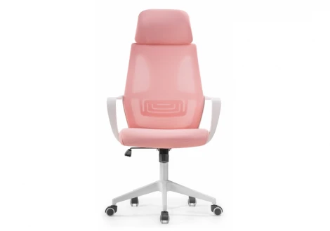 Компьютерное кресло Woodville Golem pink / white 15334