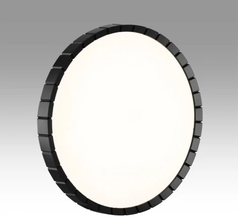 Настенно-потолочный светильник Sonex Atabi Black 7649/EL PALE SN пластик/белый/черный LED 70Вт 3000-6000К D486 IP43 пульт ДУ (220V, круглые)