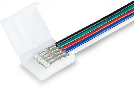 Соединитель гибкий Ambrella Illumination GS7801 двухсторонний для светодиодной ленты 5050 12/24V (5 конт.) 150 мм