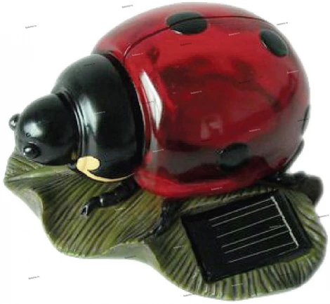 Светильник уличный светодиодный на солнечных батареях Globo solare божья коровка