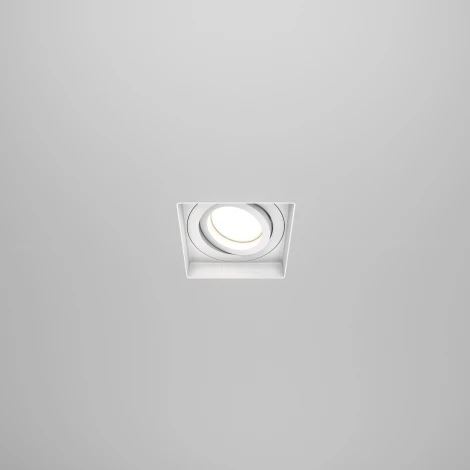 Встраиваемый светильник Atom GU10 1x50Вт Maytoni Technical DL003-01-W (220V)