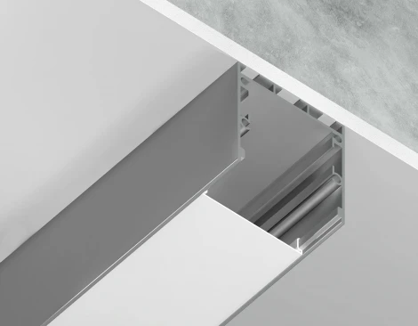 Алюминиевый профиль накладной/подвесной "Profile System" для светодиодной ленты до 26мм Ambrella Illumination GP2550AL