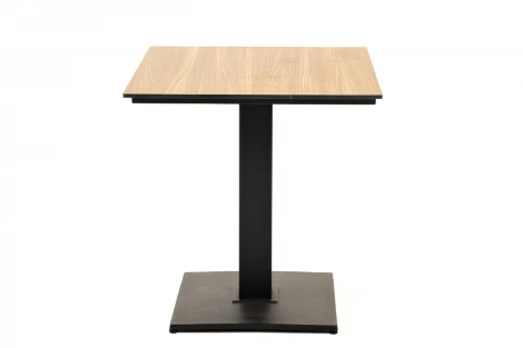 "Каффе" интерьерный стол из HPL квадратный 70х70см, цвет "дуб" 4SIS арт.УТ-00001015