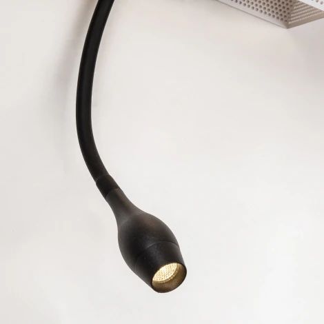 Настенный светильник на гибкой ножке для чтения Favourite Twin 4066-2W (LED, 220V, выключатель)