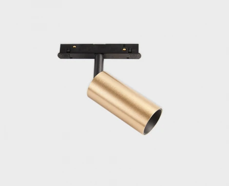 Трековый светильник магнитный 12W 48V Italline IT012-5026 gold 3000K (LED, круглые)