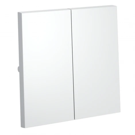 Клавиши для выключателя/переключателя двухклавишного Voltum S70 VLS000302 (белый матовый)