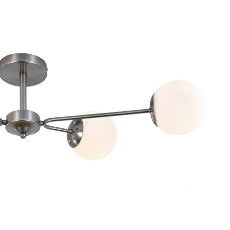 Потолочная люстра на штанге 150008/4R E27*60W Satin nickel Escada Roshe ES0000068