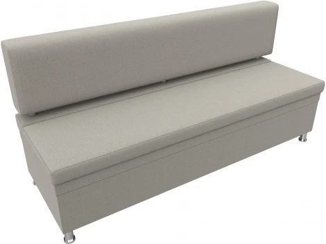 Диван кухонный прямой Стайл (Бежевый/Рогожка) Лига Диванов арт.123907