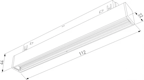 Трековый светильник магнитный Slim Magnetic 85007/01 (LED, 48V)