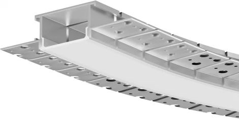 Алюминиевый профиль встраиваемый с боковым изгибом ALM-6214SB-S-2M Maytoni 636003