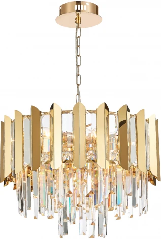 Подвесная люстра Natali Kovaltseva Amazone 81444/8C GOLD