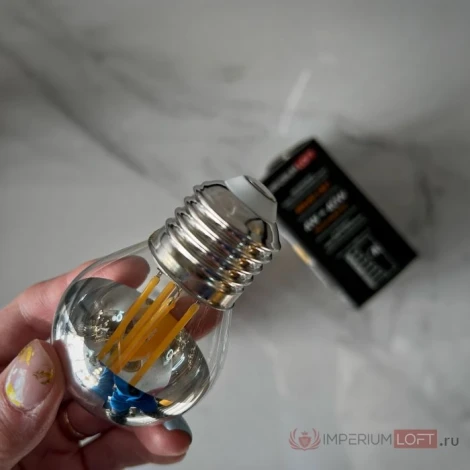 Светодиодная лампочка Led с гальваническим покрытием для Modo Chandelier Е27 4W 2700 ImperiumLoft 143767-22 (143767-22)