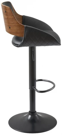 Стул барный ESF JY3143X-L черный/орех/черный