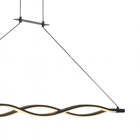 Подвесной линейный светодиодный светильник с диммером Mantra Sahara 5818 (220V, на тросе)