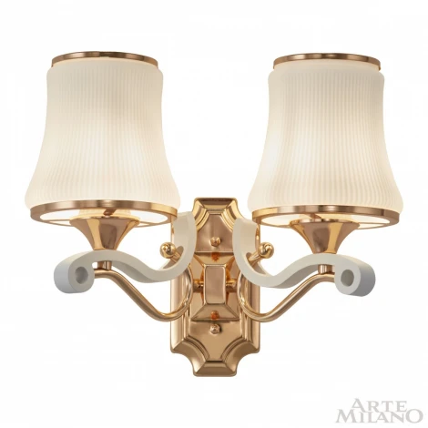 Бра Arte Milano Florentia-3987 303987/2W Wh/Gd (220V)