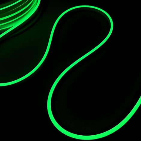 Односторонний Гибкий Неон 6х12мм Зеленый 12В, IP65 Laitcom FR-23526