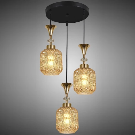 Подвесной светильник Reluce 02003-0.9-03 AMBER (220V, на проводе)