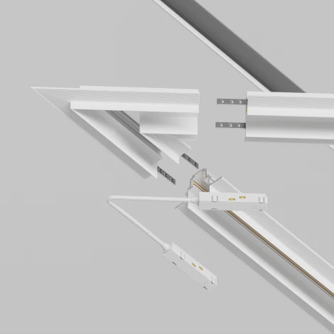 Угол-соединитель 45° Gravity встраиваемый белый (магнитный) Maytoni Technical TRA010CLS-42W