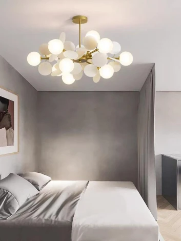 Потолочная люстра на штанге Alfa Light F2024-23 (220V, шарики)