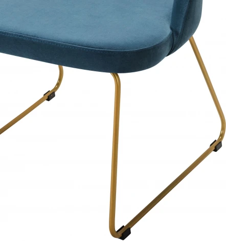 Стул Lars Diag blue/Линк золото R-Home арт.410120154h_Diag blue