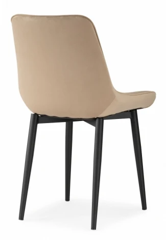 Стул Notta на металлокаркасе Седа К бежевый / черный 502094