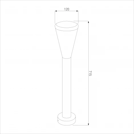 Наземный светильник 1417 IP54 Elektrostandard Techno a049712
