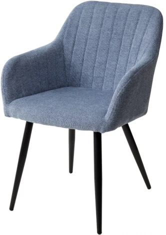 Стул M-City BRANDY WZ2042-16 бледно-васильковый/ черный каркас