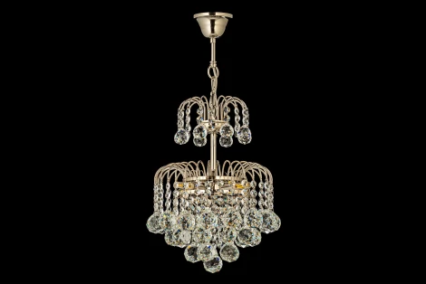 Подвесная люстра Arti Lampadari Bellagio E 1.5.40.100 N (220V, хрусталь, на цепи)