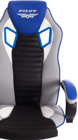 Кресло PILOT Tetchair (Черный,Синий).