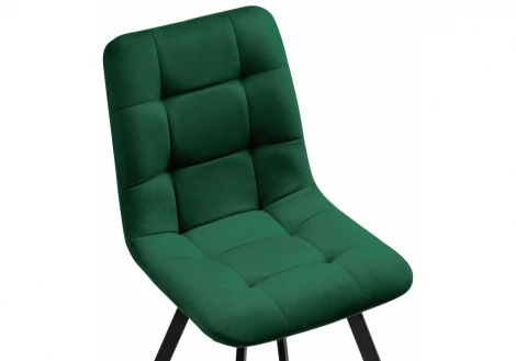 Стул на металлокаркасе Чилли зеленый / черный 474489