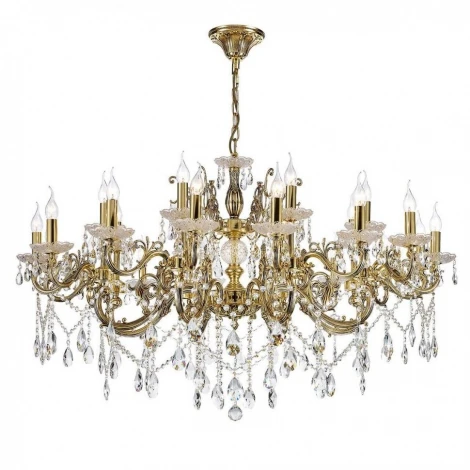 Подвесная большая люстра Dio D'Arte Colzano E 1.1.24.600 CG (220V, на цепи, подсвечник, свеча)