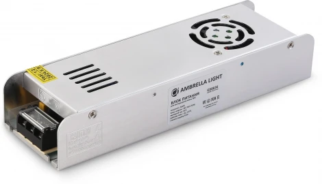 Блок питания с EMC для светодиодной ленты 12V Ambrella LED Driver 12V GS8656 360W 30A IP20 220V