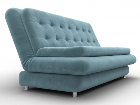 Диван-книжка Лига-123 (Металл,ЛДСП,Брус,Доска,Велюр/Бирюзовый) Лига Диванов 137616