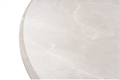 Деревянный стол Notta Абилин 90х76 мрамор светло-серый / белый матовый 507216