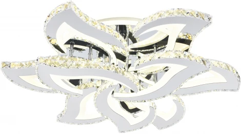 Потолочная люстра с пультом, на штанге, светодиодная Ambrella ACRYLICA FA1725